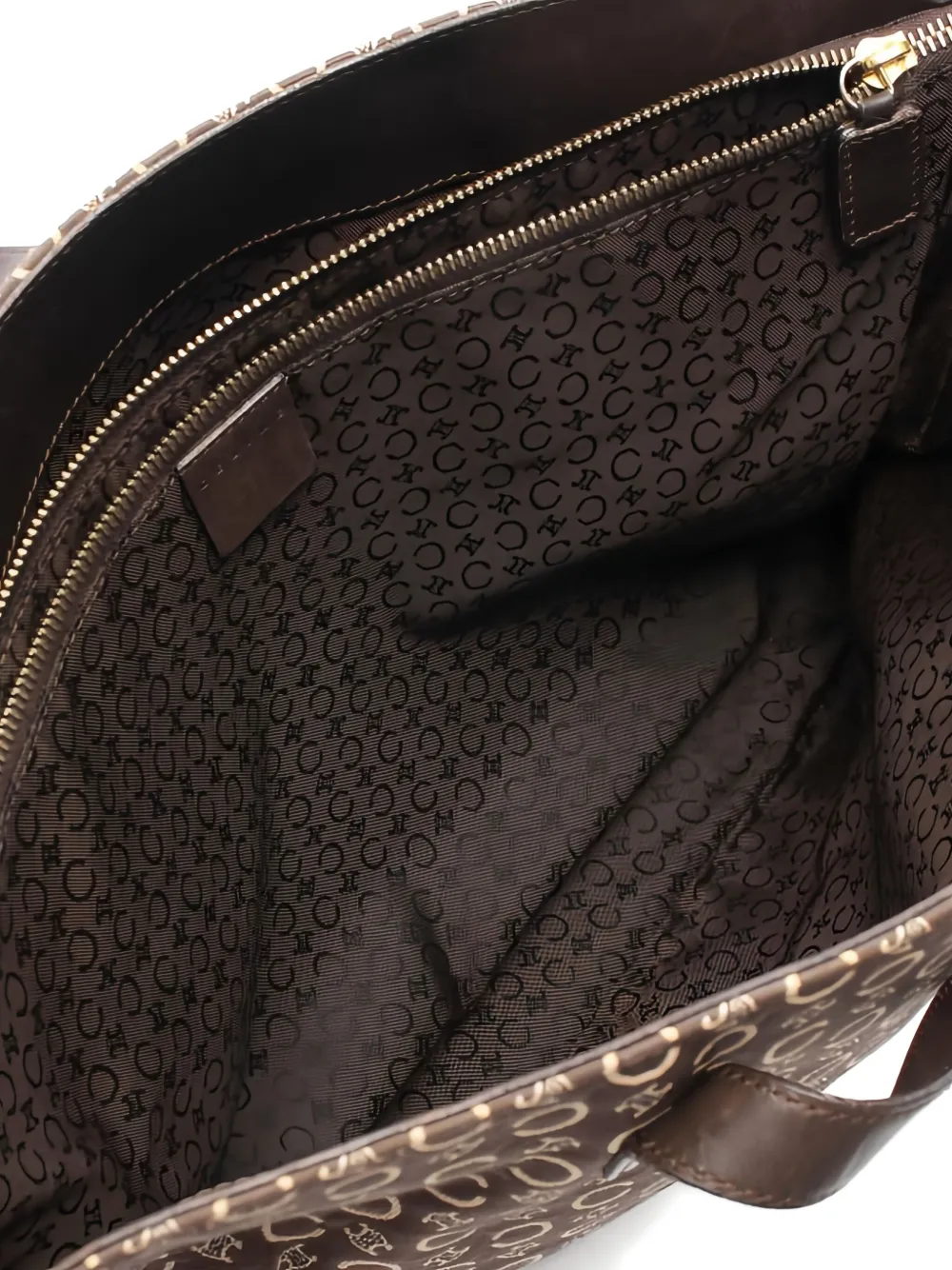 CELINE Pre-owned 2000s Macadam Tote Bag In Brown