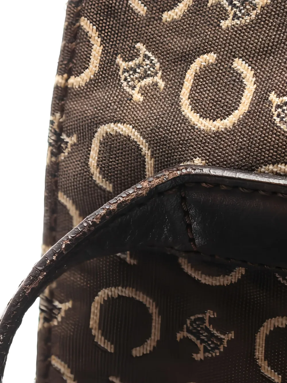 CELINE Pre-owned 2000s Macadam Tote Bag In Brown