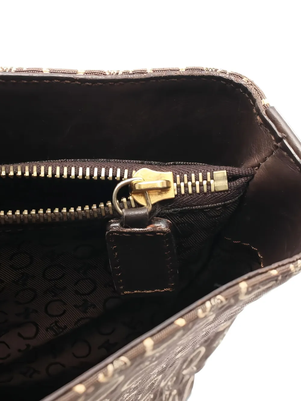 CELINE Pre-owned 2000s Macadam Tote Bag In Brown