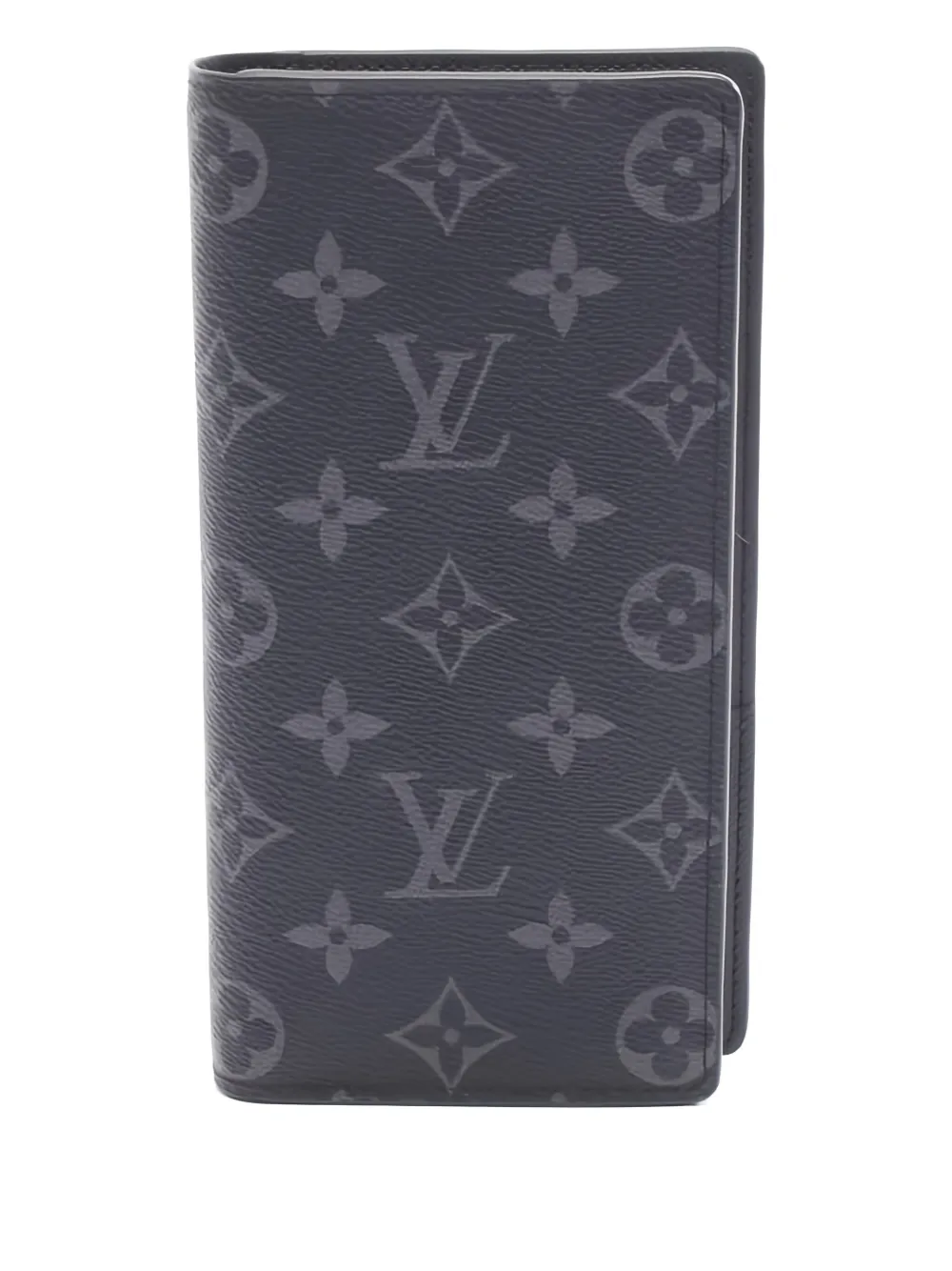 Louis Vuitton Pre-Owned 2021 Portefeuil Brother Monogram Eclipse wallet | Grey | Image 1