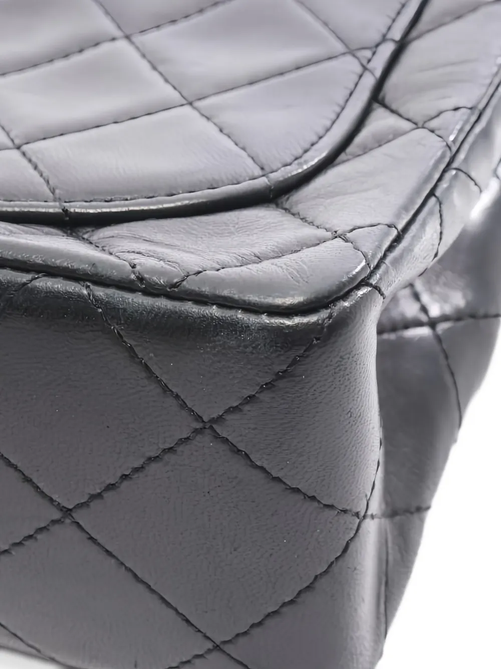 Pre-owned Chanel 1989-1991 Mini Classic Flap Shoulder Bag In Black