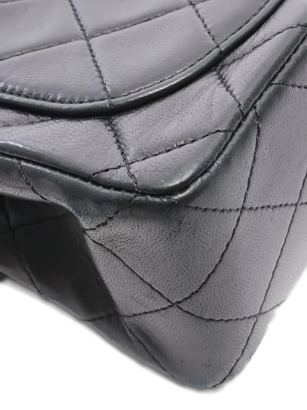 Pre-owned Chanel 1989-1991 Mini Classic Flap Shoulder Bag In Black