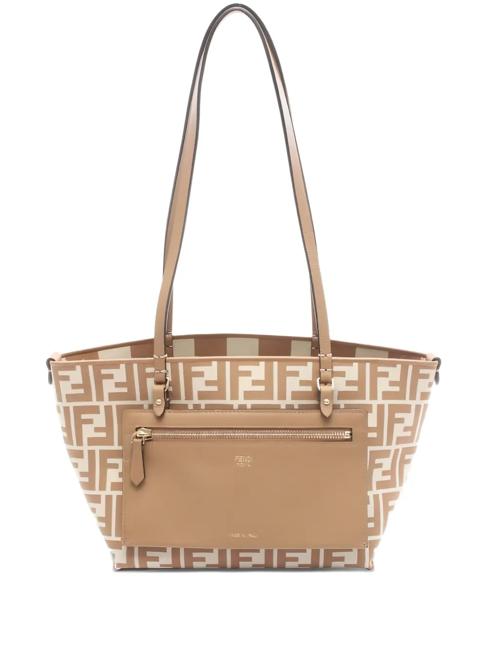 Fendi Pre-Owned 2010s small Roll shoulder bag - ニュートラル Fendi Pre-Owned 2010s small Roll shoulder bag - ニュートラル