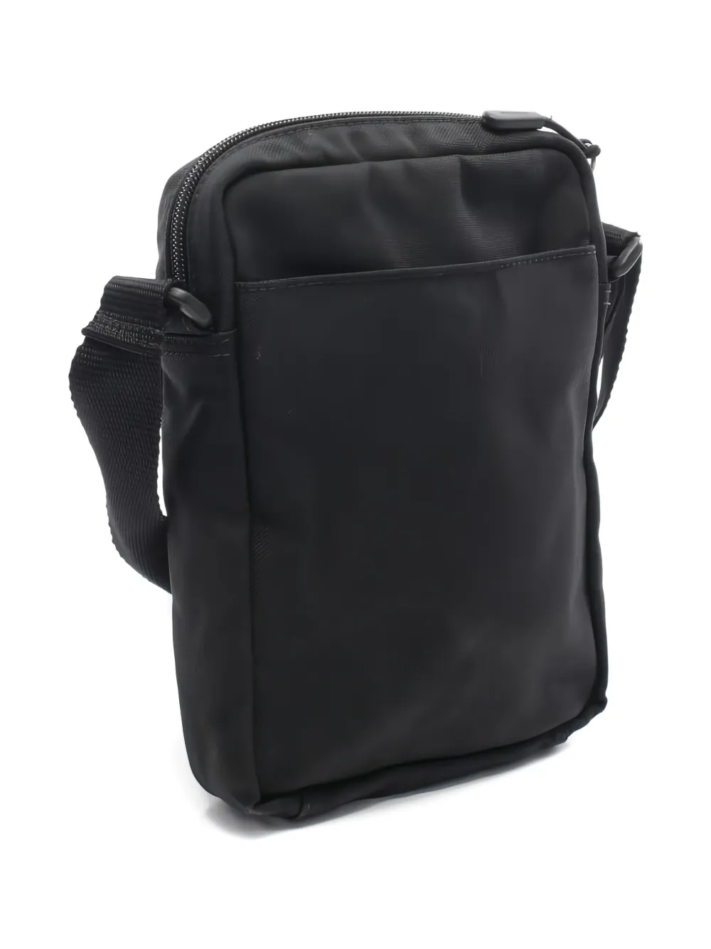 Pre-owned Balenciaga 2000s Logo-print Messenger Bag In Black