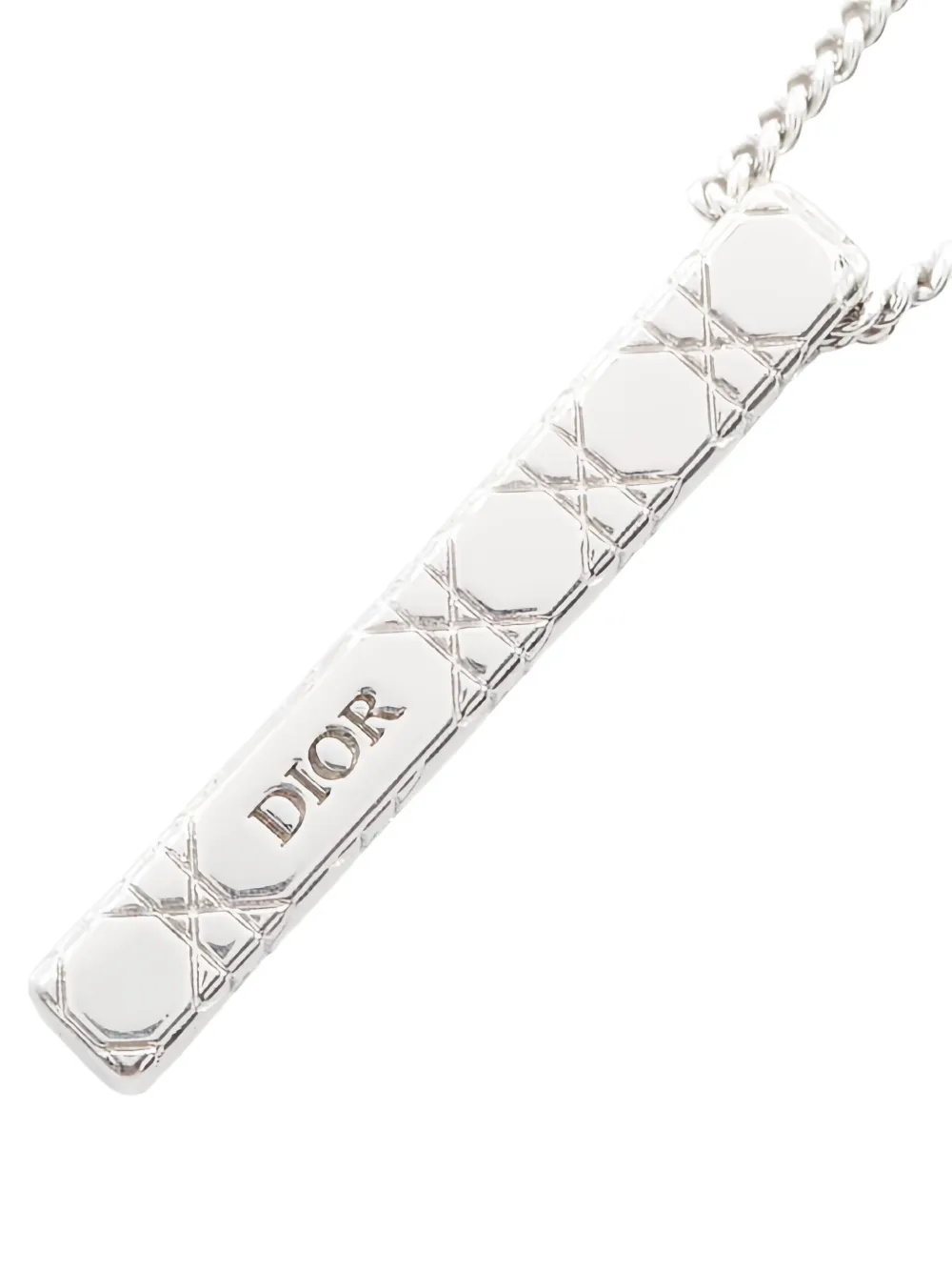 Pre-owned Dior 2020s Canage Necklace In Silver