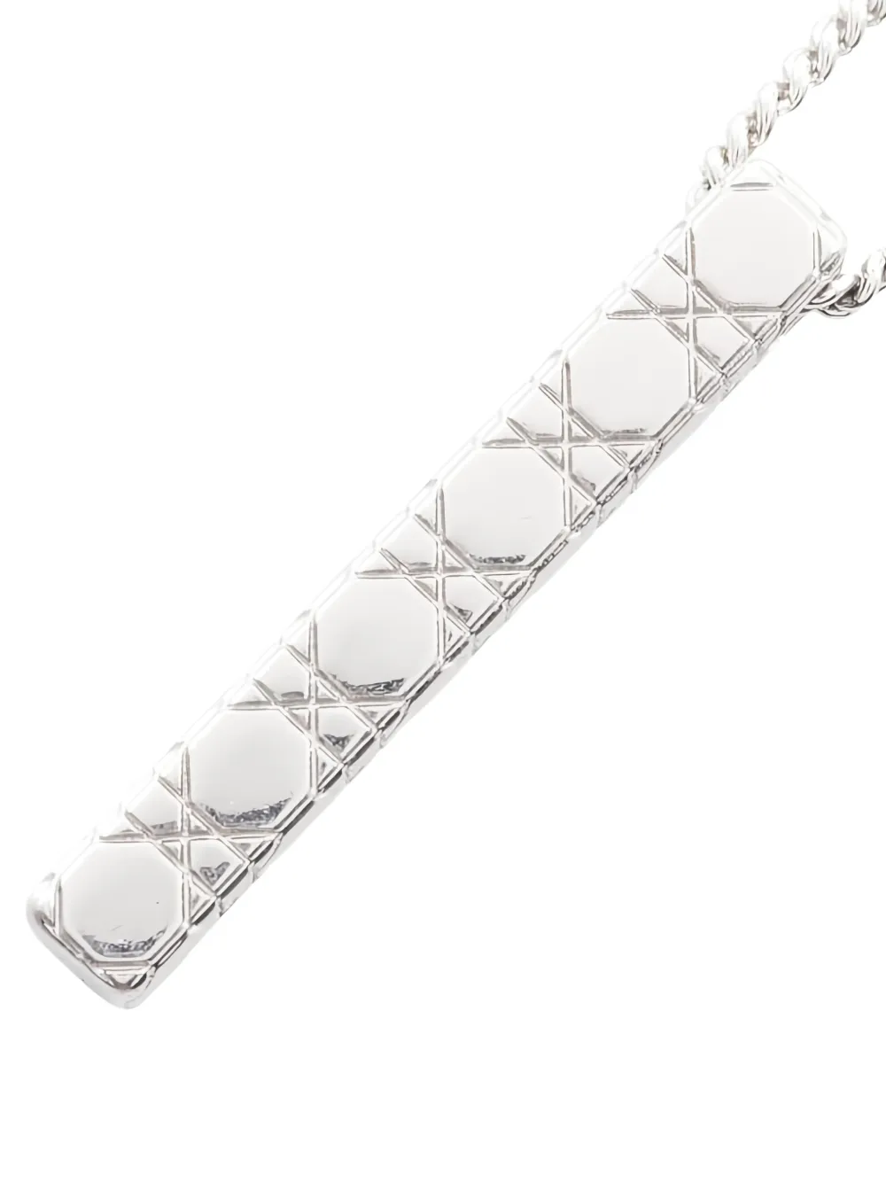 Pre-owned Dior 2020s Canage Necklace In Silver