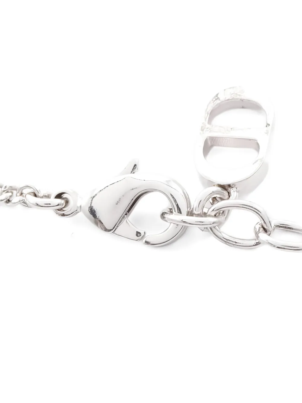 Pre-owned Dior 2020s Canage Necklace In Silver