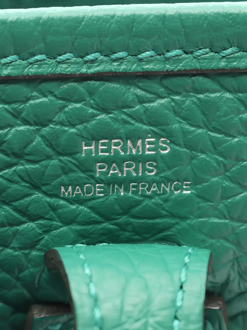 Pre-owned Hermes 2024 Evelyn Amazon Tpm Shoulder Bag In Green