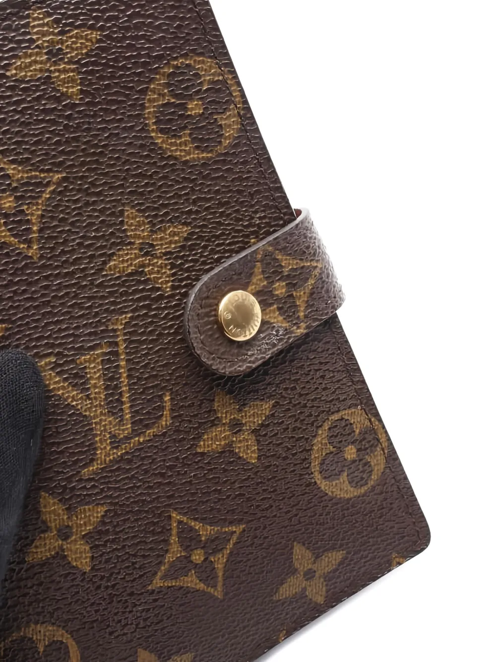 Pre-owned Louis Vuitton 2001 Agenda Pm Notebook Cover In Brown