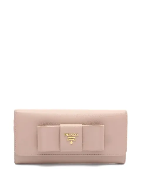 Prada Pre-Owned 2000s Saffiano Fiocco leather wallet