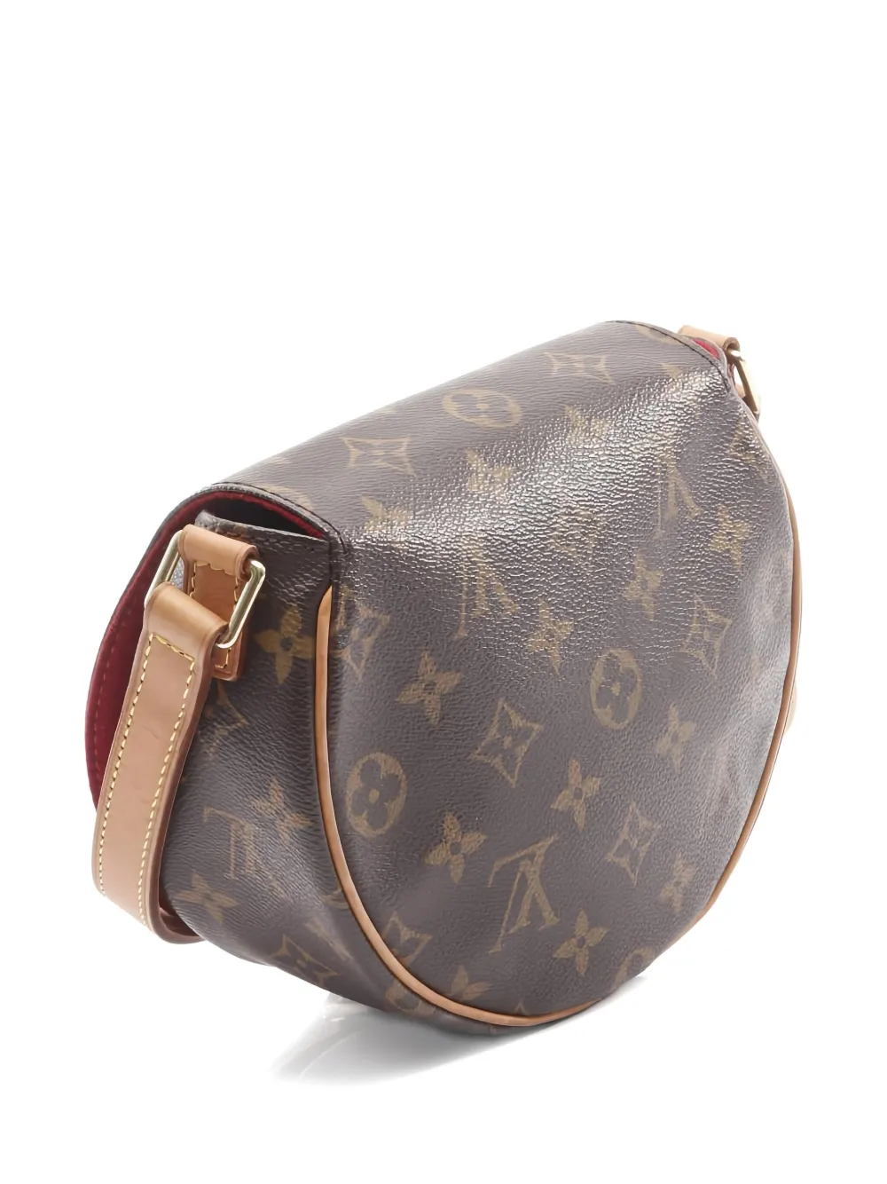 Pre-owned Louis Vuitton 2004 Tambourine Monogram Crossbody Bag In Brown