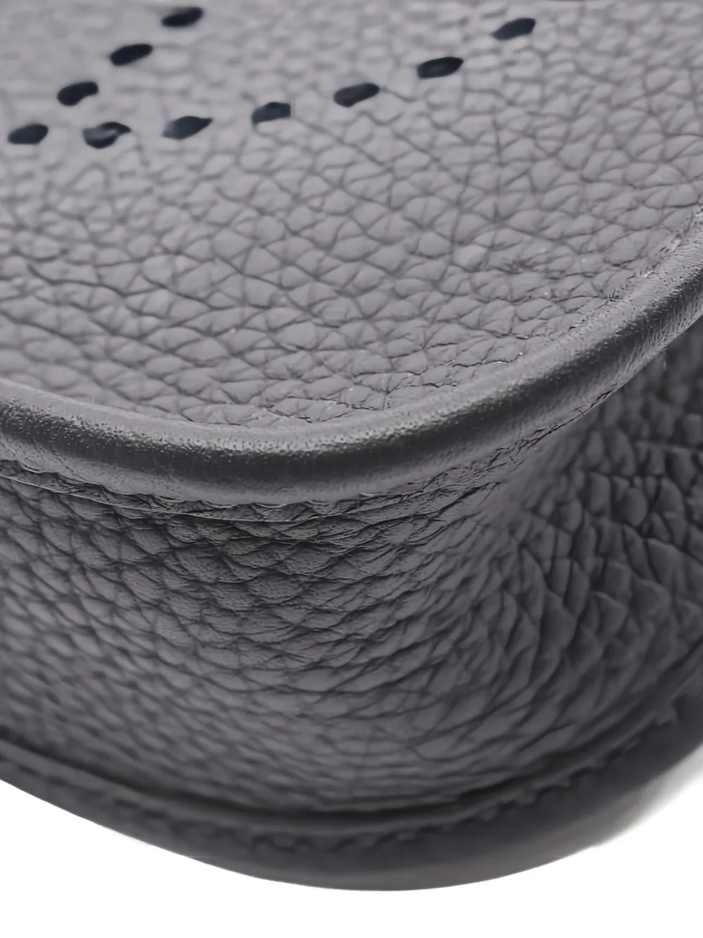 Pre-owned Hermes Evelyn Perforated Tpm Cross Body Bag In Blue