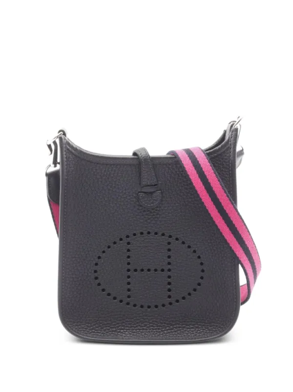 HERMES エヴリン ショルダーバッグTPM Hermès Pre-Owned エヴリン TPM ショルダーバッグ | ブルー | FARFETCH JP
