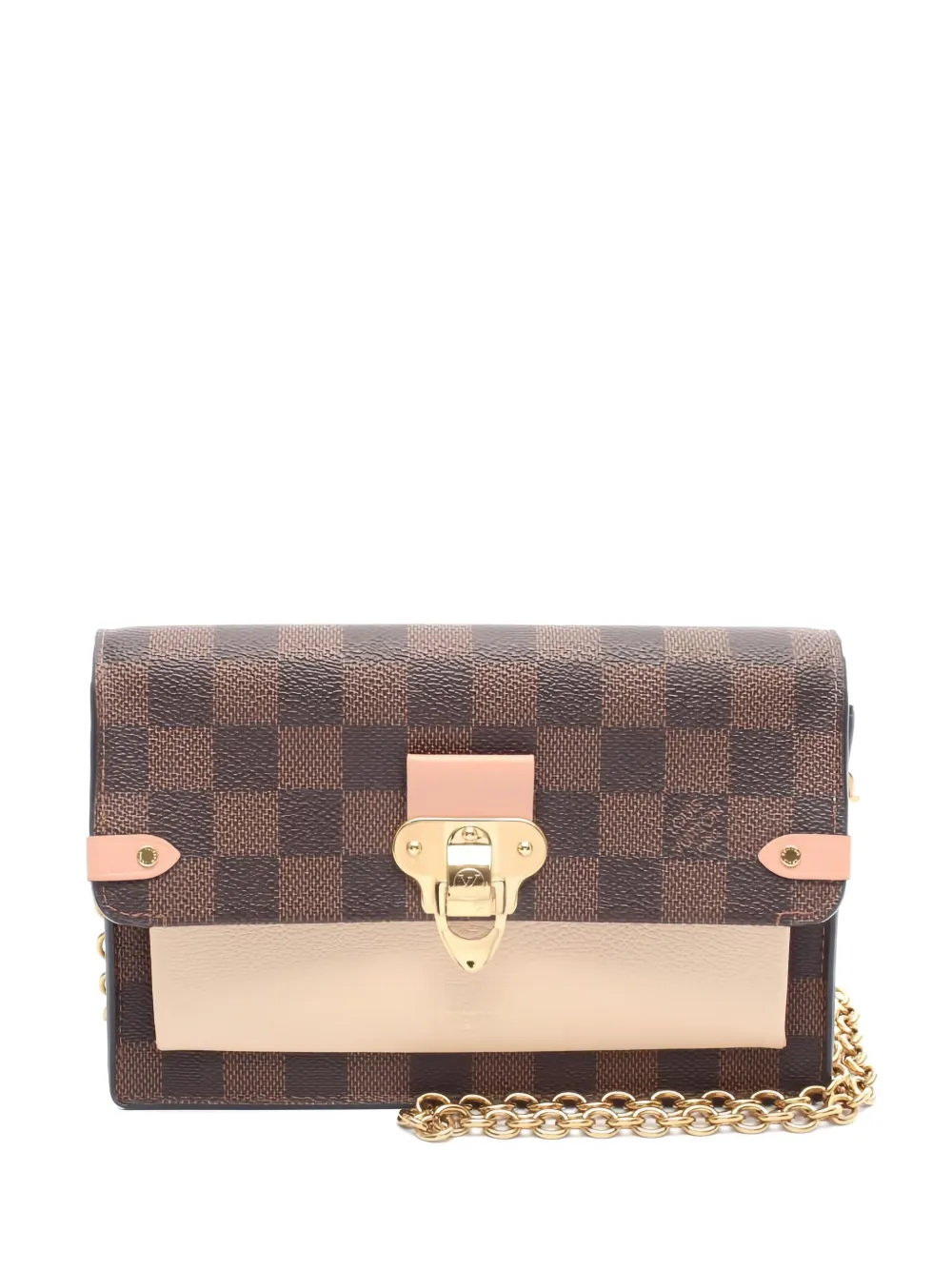 Louis Vuitton Pre-Owned 2019 Vavin Damier Ebène chain cross body ba - Louis Vuitton Pre-Owned 2019 Vavin Damier Ebène chain cross body ba -