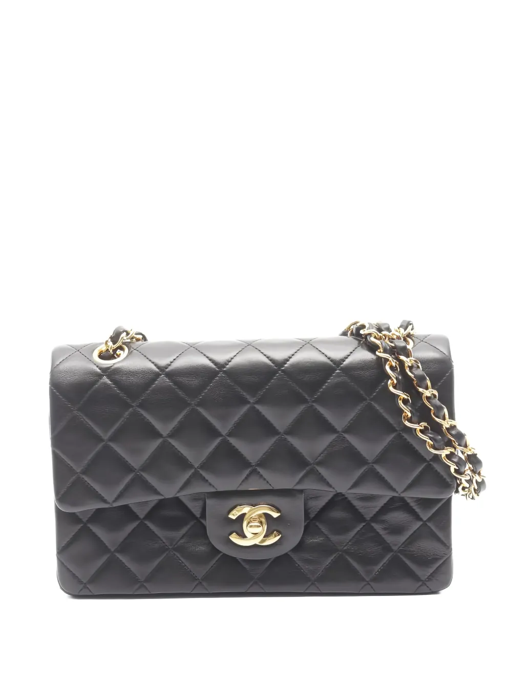 CHANEL Pre-Owned 1997-1999 Matelassé W Flap chain shoulder bag - ブラック