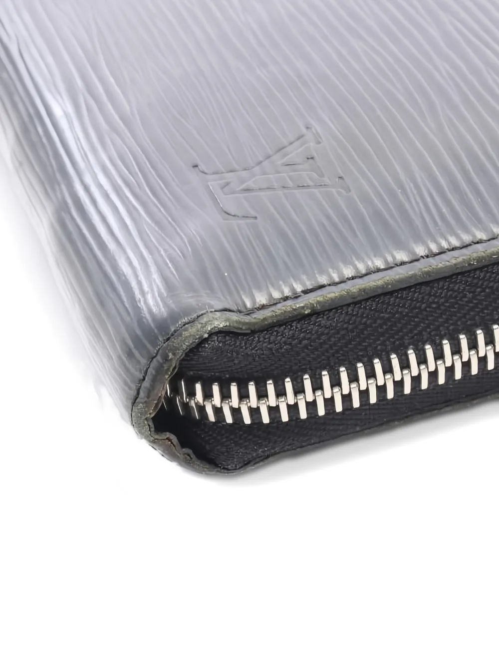 Pre-owned Louis Vuitton 2009 Epi-leather Zip Wallet In Black