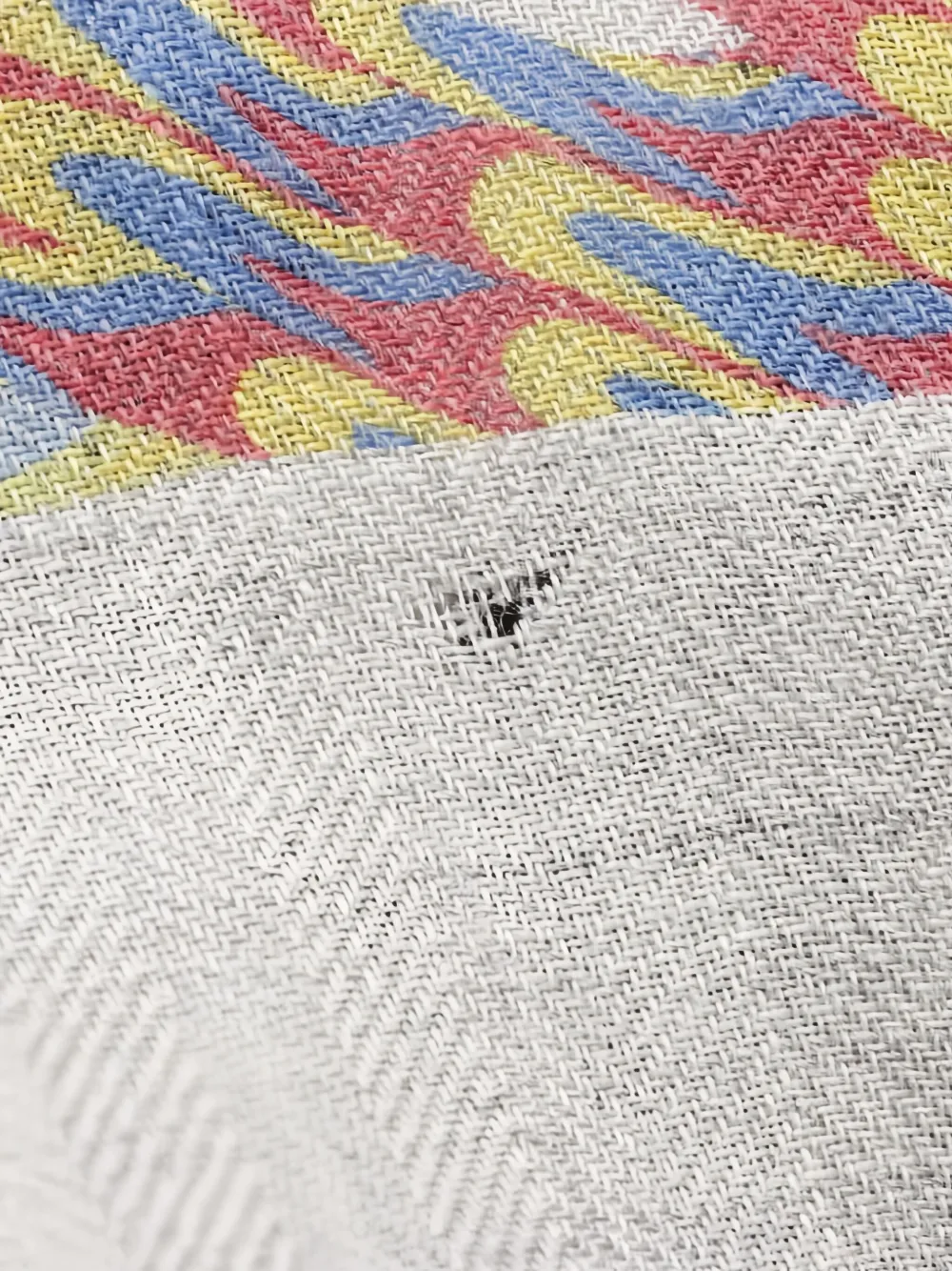 Pre-owned Hermes 2010s Carré 90 Marble Ex‑libris Scarf In Neutral