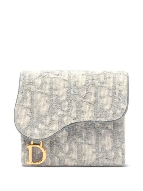 Christian Dior Pre-Owned  2010s Saddle Oblique tri‑fold wallet