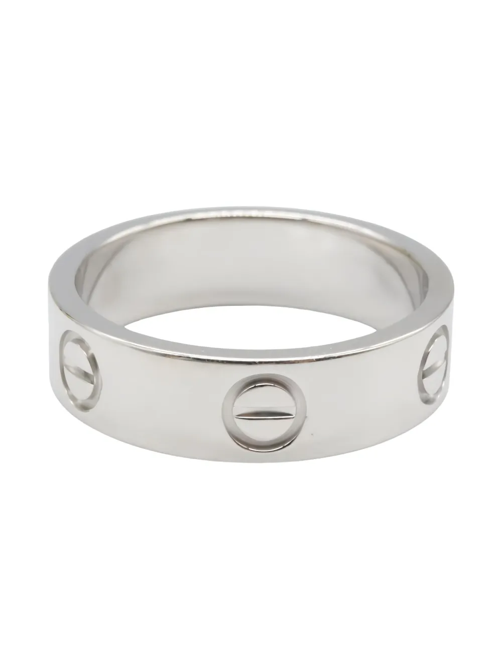 Cartier 18K White Gold Love ring - シルバートーン Cartier 18K White Gold Love ring - シルバートーン