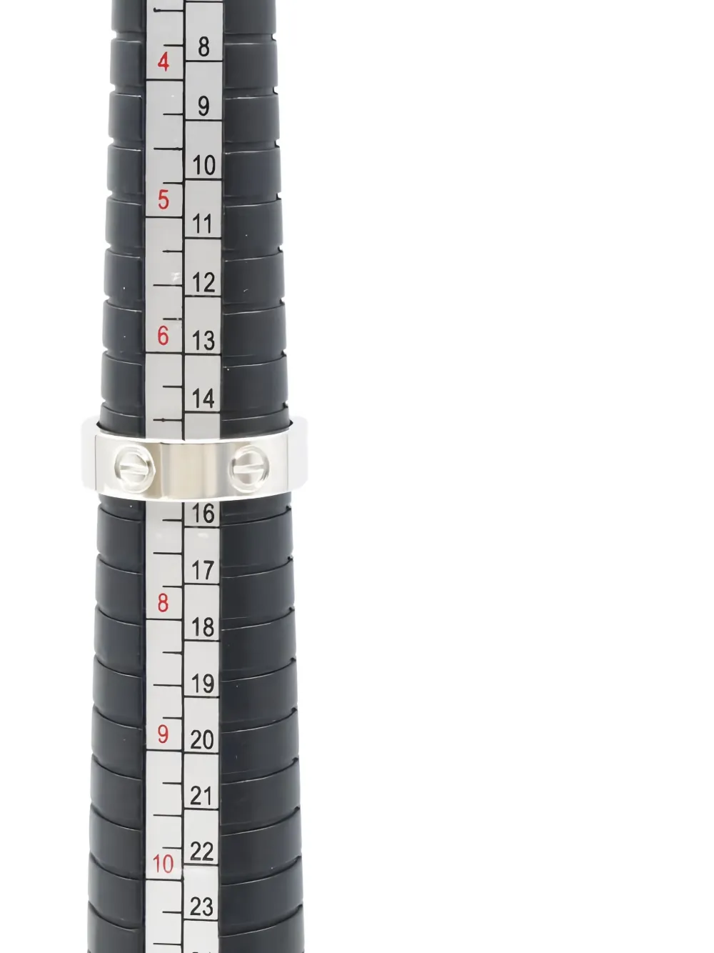 CARTIER Pre-owned 18k White Gold Love Ring In Silver