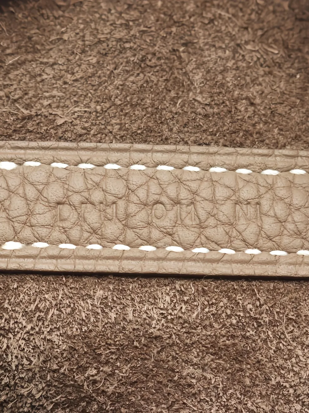 Pre-owned Hermes 2019 Picotane Lock Leather Tote Bag In Brown