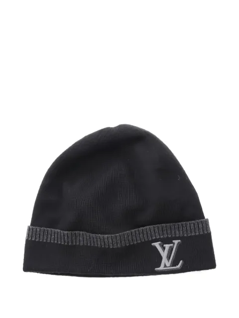 Louis Vuitton Pre-Owned 2024 logo wool beanie