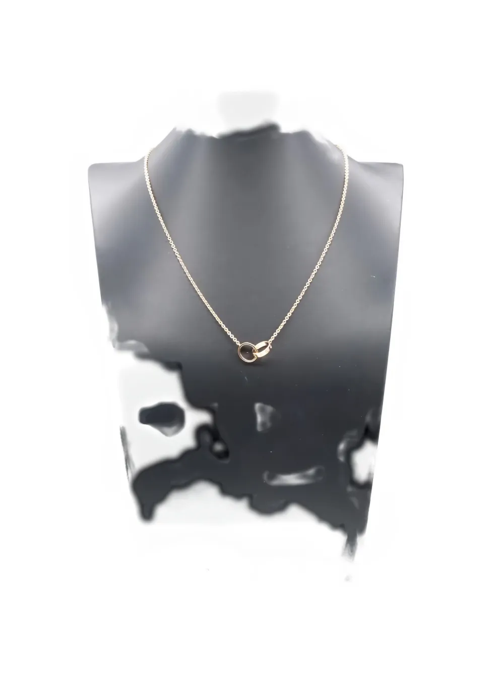 Cartier 2010's Baby Love rings necklace - ゴールドトーン Cartier 2010's Baby Love rings necklace - ゴールドトーン