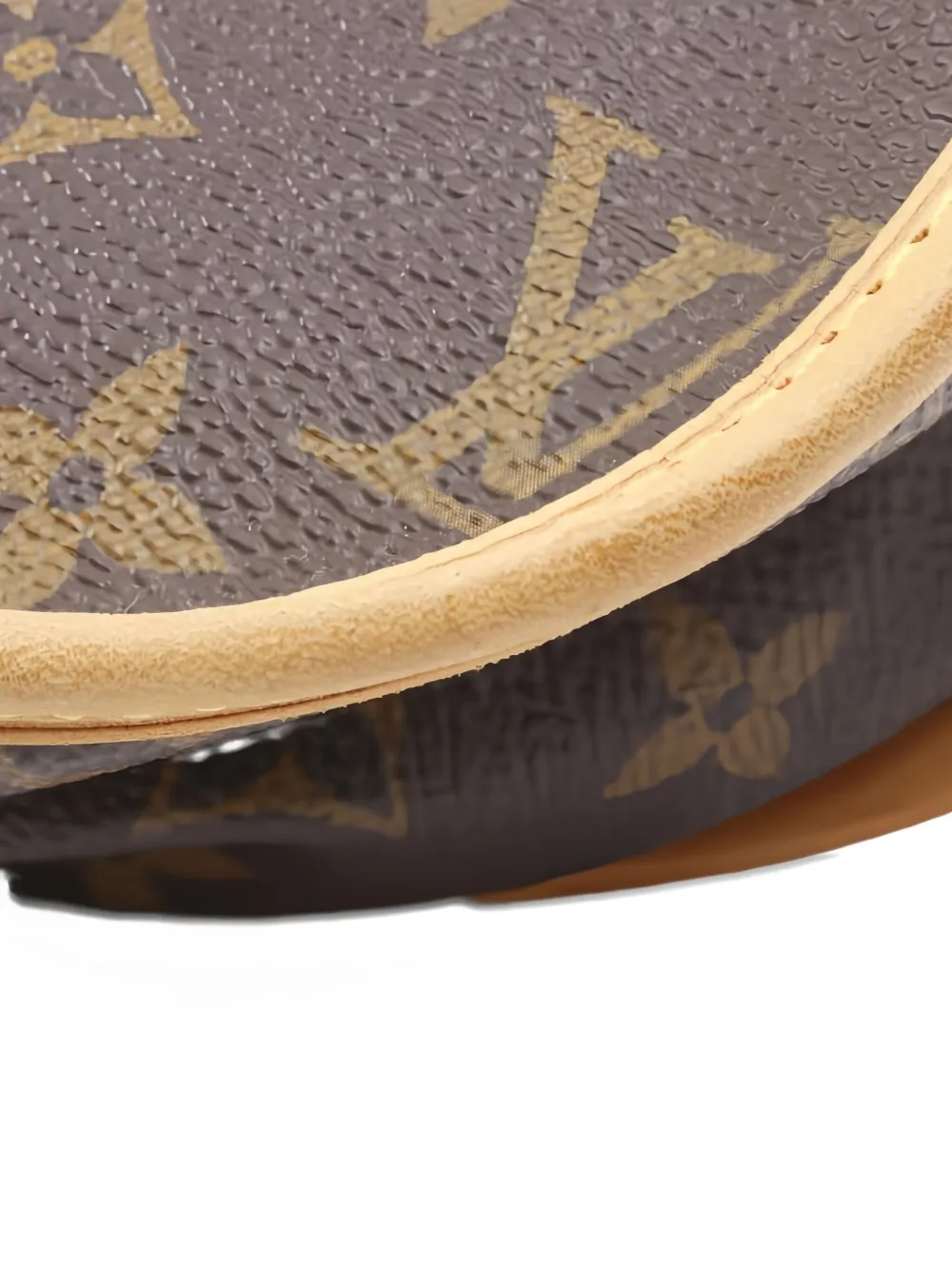 Pre-owned Louis Vuitton 2011 Menilmontant Monogram Pm Shoulder Bag In Brown