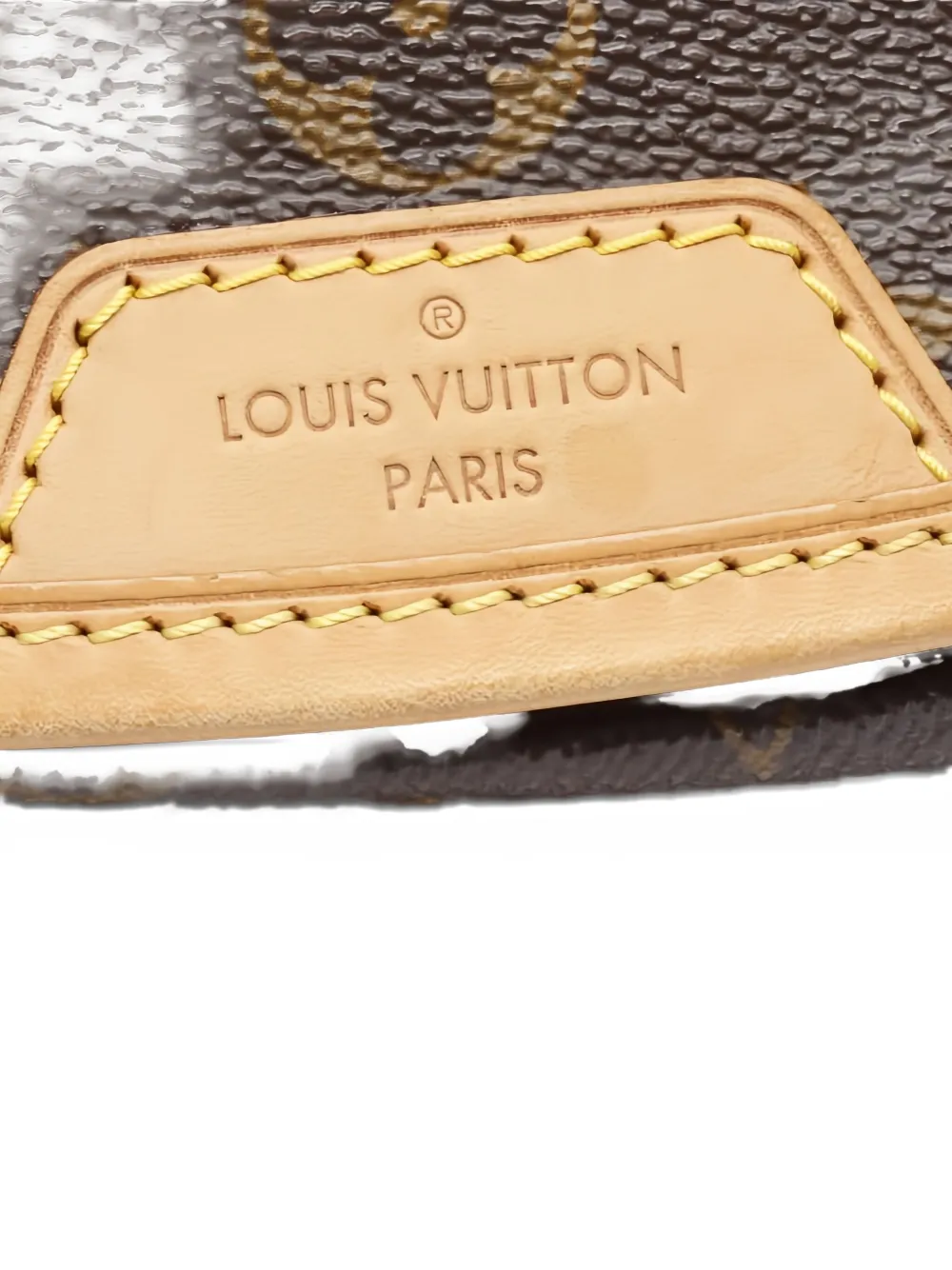 Pre-owned Louis Vuitton 2011 Menilmontant Monogram Pm Shoulder Bag In Brown