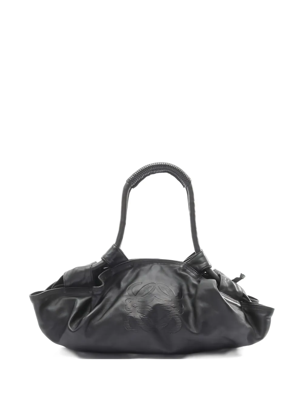 Loewe Pre-Owned 2000's Aire embossed nappa tote bag - ブラック Loewe Pre-Owned 2000's Aire embossed nappa tote bag - ブラック