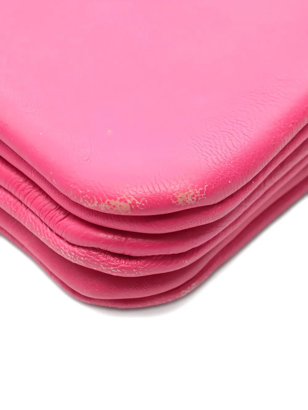 CELINE Pre-owned 2000s Trio Small Leather Shoulder Bag In Pink