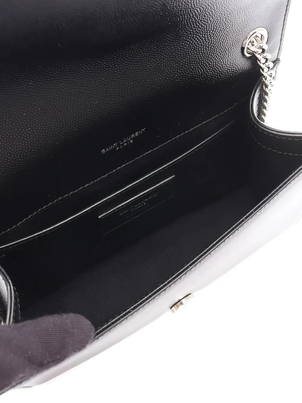 SAINT LAURENT Pre-owned 2020's Kate Logo Small Shoulder Bag In Black