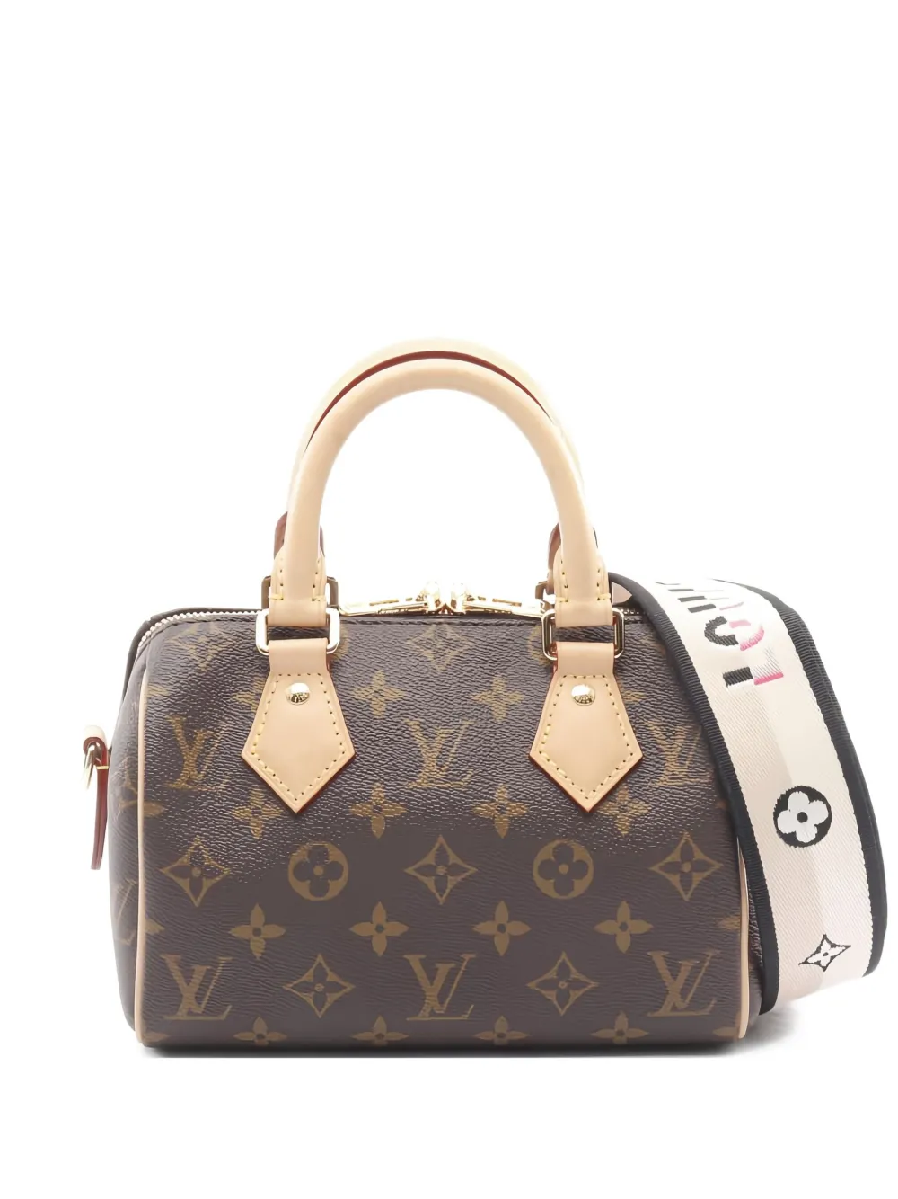 Louis Vuitton Pre-Owned 2010's Speedy bandouliere monogram 20 tote bag - Marrone