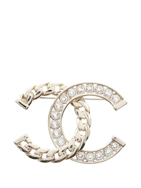 CHANEL Pre-Owned broche Coco Mark