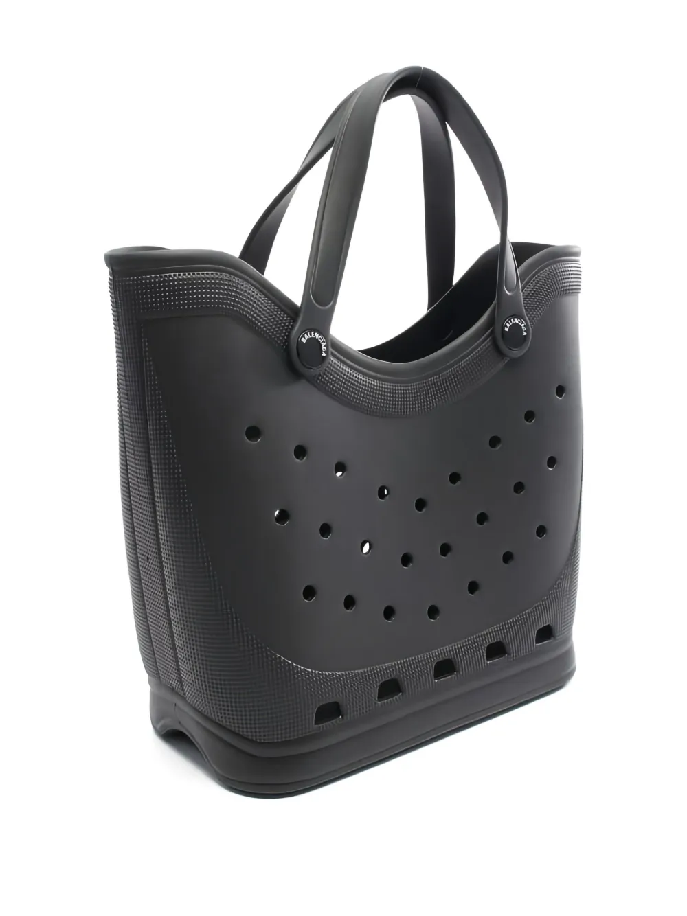 BALENCIAGA Pre-owned 2010's X Crocs Large Tote Bag In Black