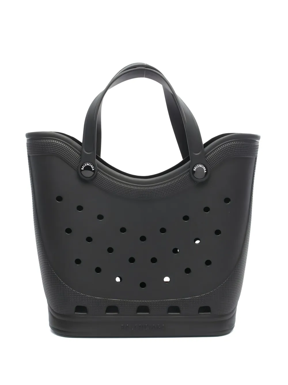 BALENCIAGA Pre-owned 2010's X Crocs Large Tote Bag In Black