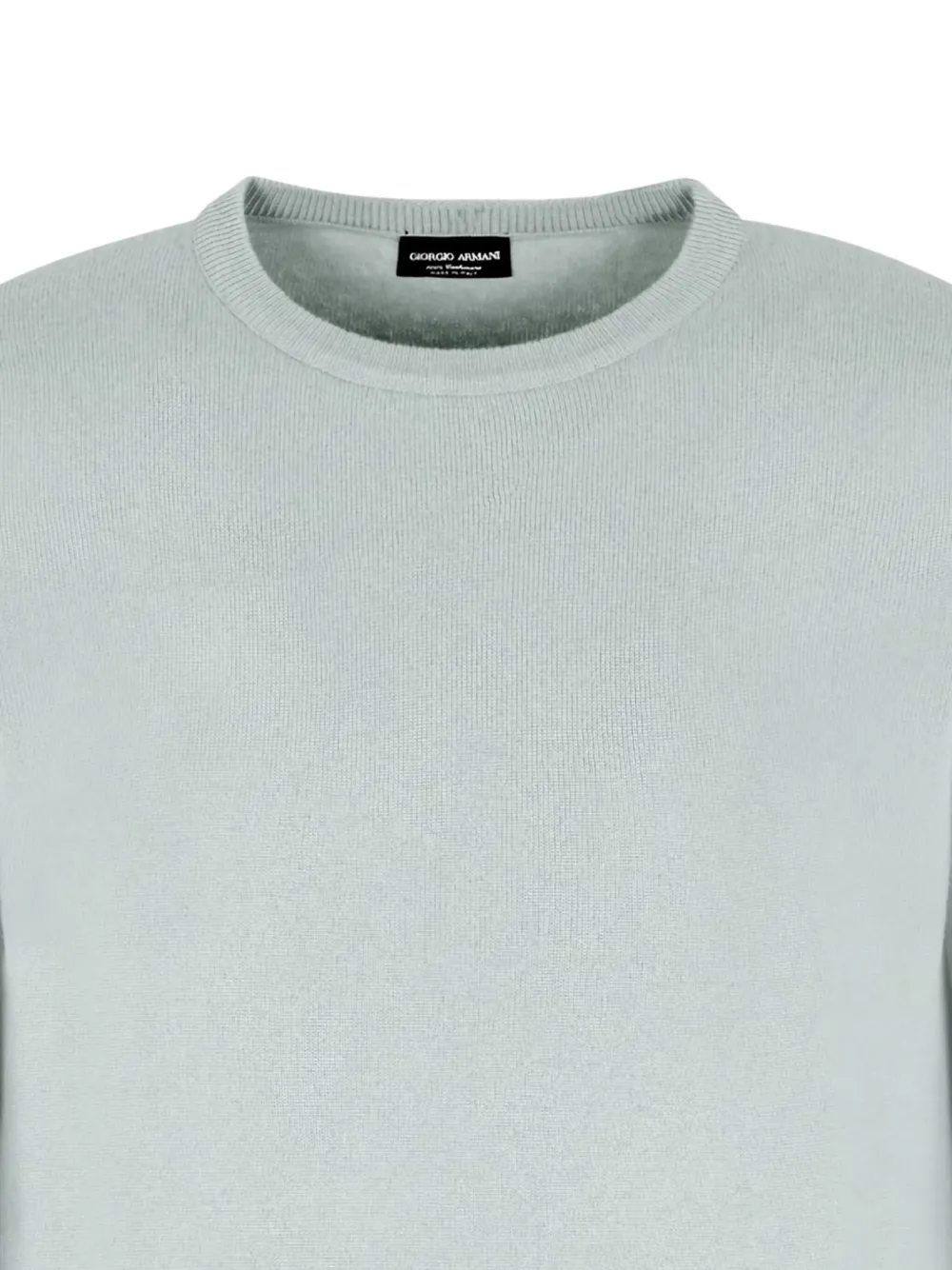 Giorgio Armani crew-neck sweater - Groen