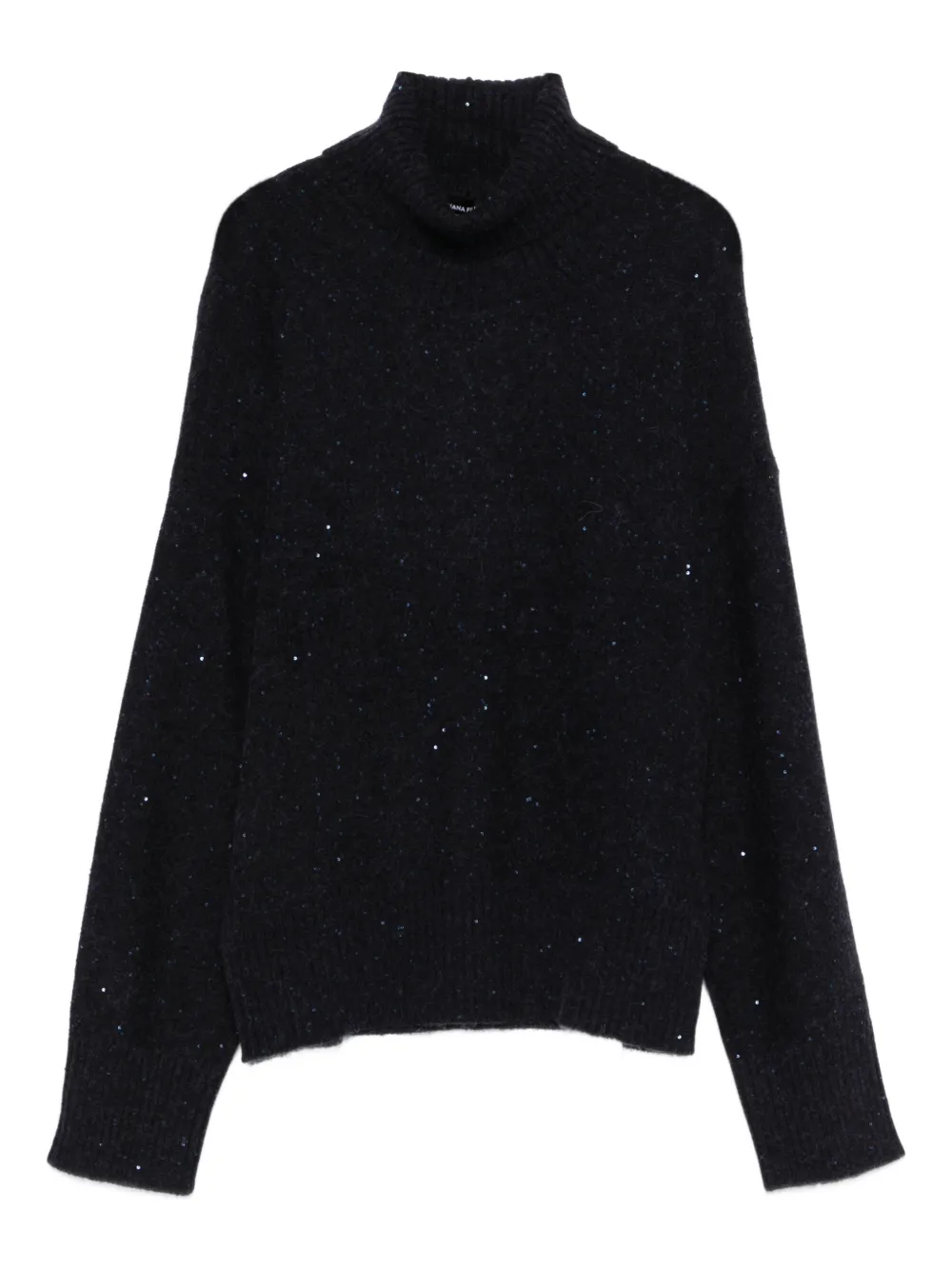 Fabiana Filippi Roll-neck Sweater In Black