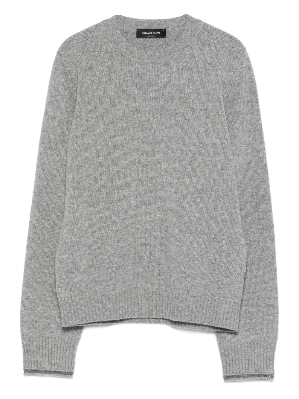 Fabiana Filippi ribbed sweater - Grey