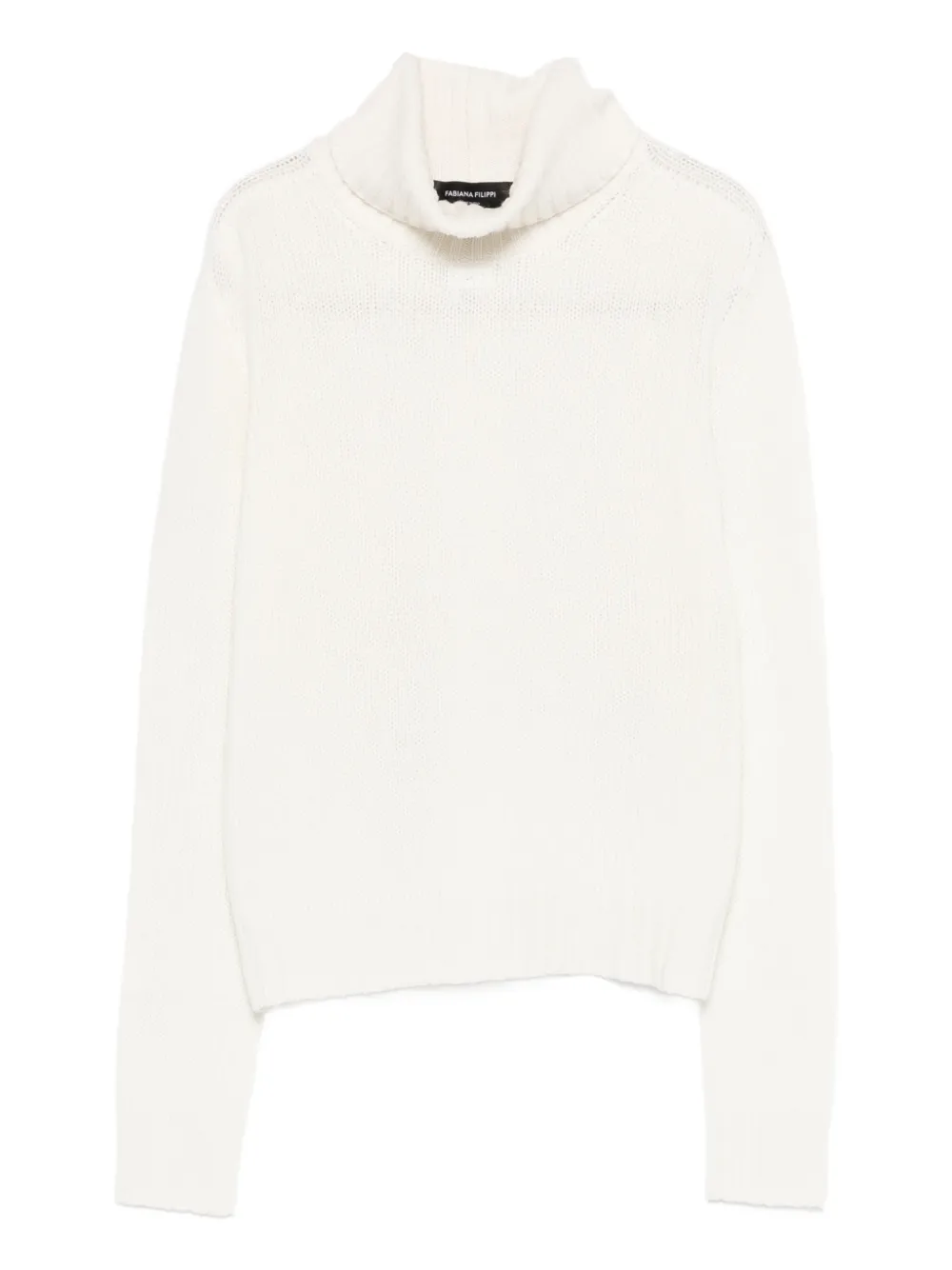 Fabiana Filippi Roll-neck Sweater In Neutral