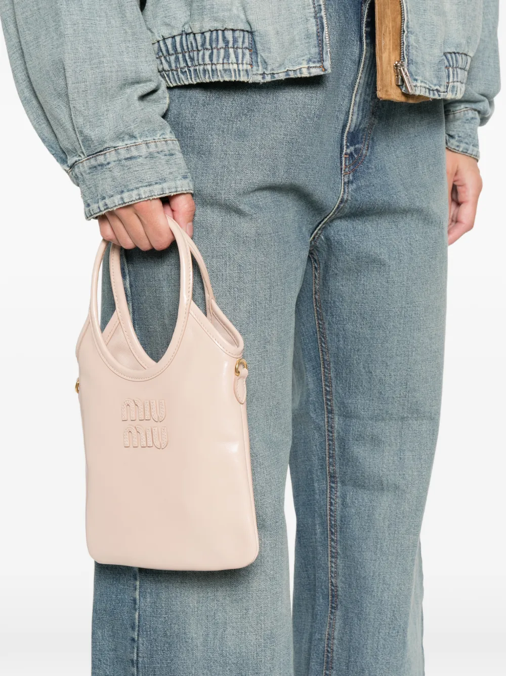 Miu Miu logo-embossed tote bag | Image 2
