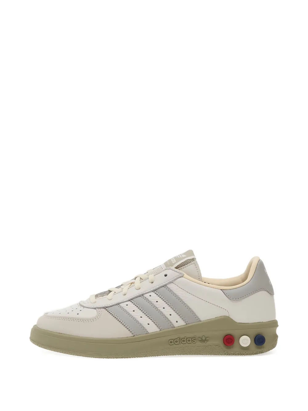 adidas perforated three-stripe Gs II Spzl trainers Beige