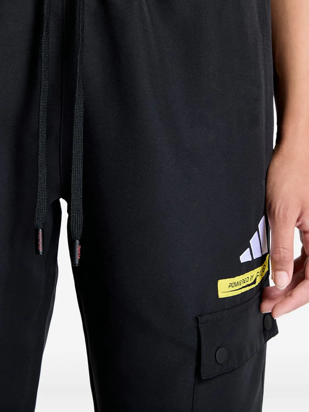 Adidas Originals X Footshop X Sparta Logo-detailed Trousers In Multi