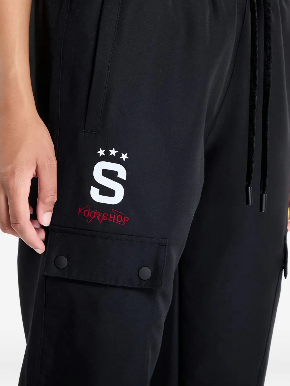 Adidas Originals X Footshop X Sparta Logo-detailed Trousers In Multi