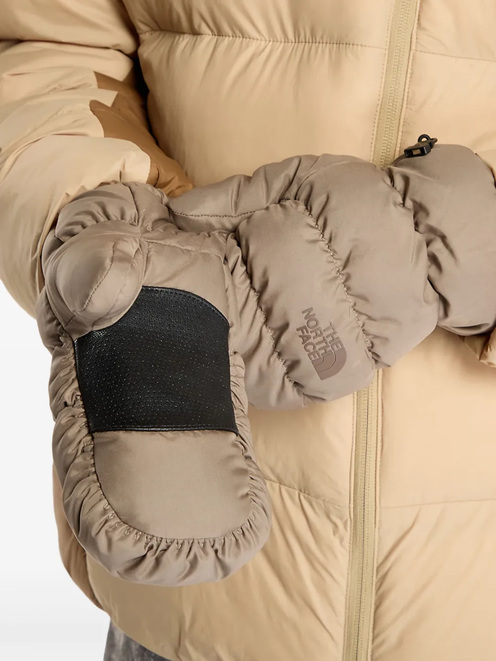 The North Face Montana puffer mittens - Beige