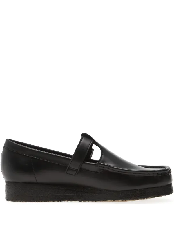 Clarks Originals Wallabee Loafers | Black | FARFETCH CA