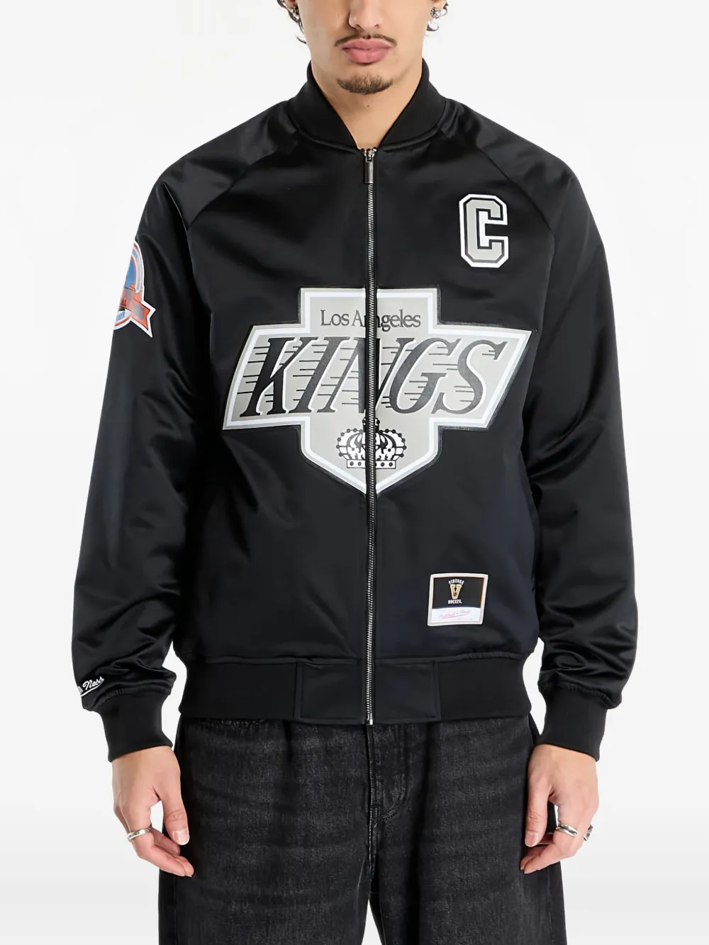 Mitchell & Ness x  Los Angeles Kings Wayne Gretzky jacket | Black | Image 1