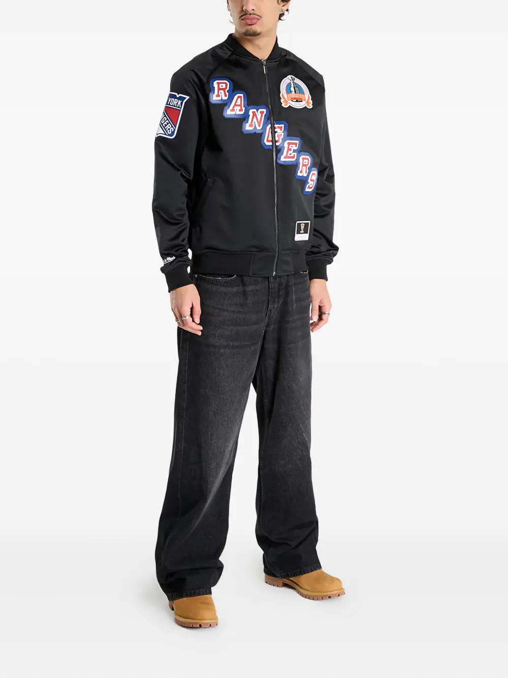 Mitchell & Ness Mark Messier Rangers Maxxed Out jacket | Bomber Jackets | Image 2