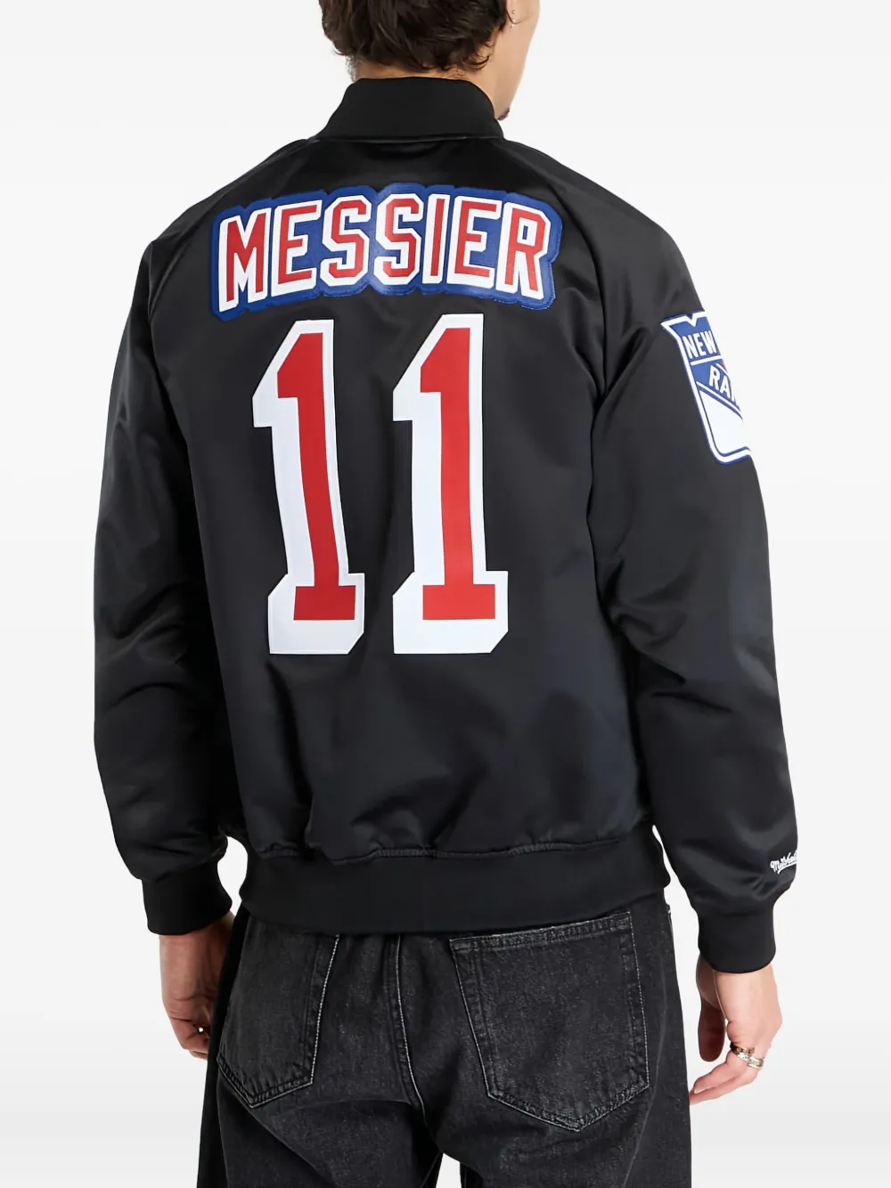 Mitchell & Ness Mark Messier Rangers Maxxed Out Jacket In Black