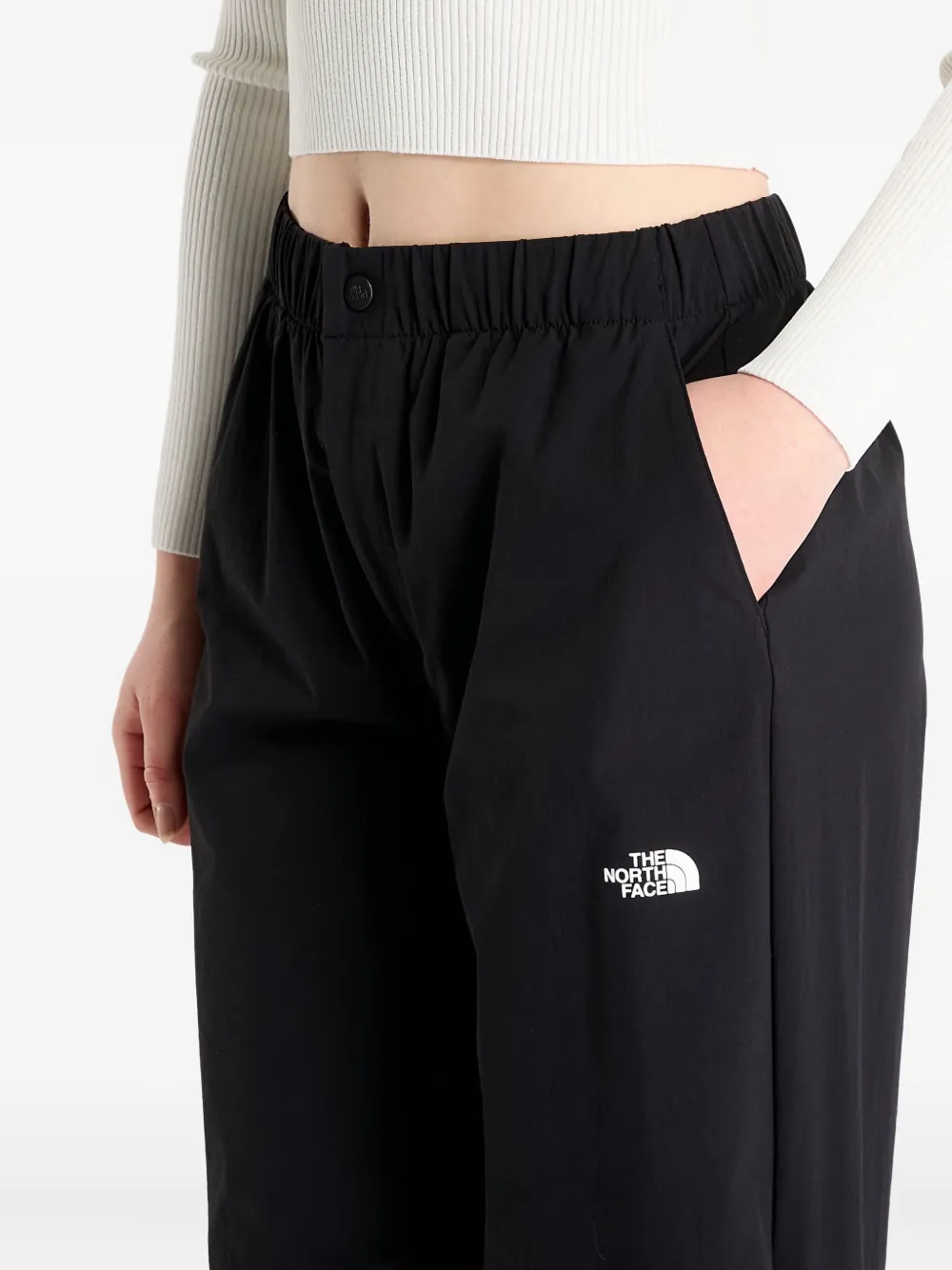 The North Face Logo Trousers In Black